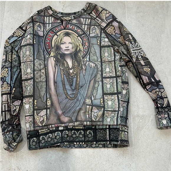 Kate Moss Rare Eleven Paris sweatshirt size small - Picture 3 of 7